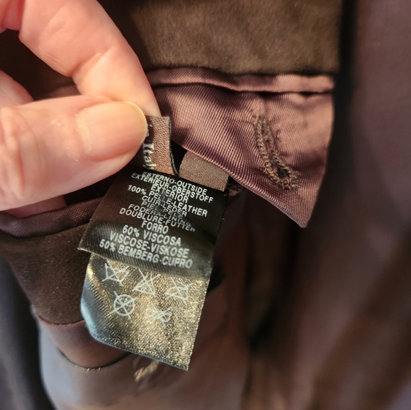 Zegna MEN'S LEATHER size 60 brown suede jkt..looks new - Picture 8 of 14